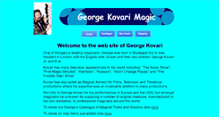 Desktop Screenshot of kovarimagic.com